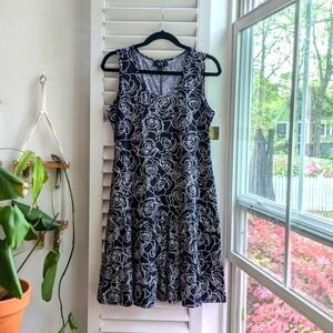 MKS Floral Sleeveless Dress
